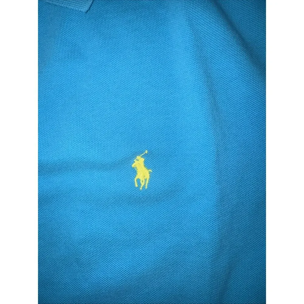 Polo Ralph Lauren Turquoise Polo Shirt Large 22x27